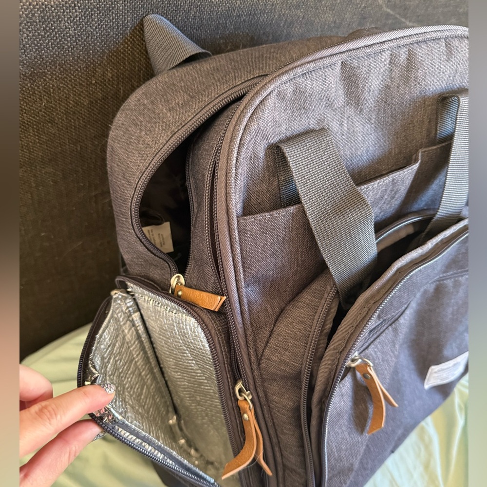 Gray Diaper Backpack - Picture 10 of 16